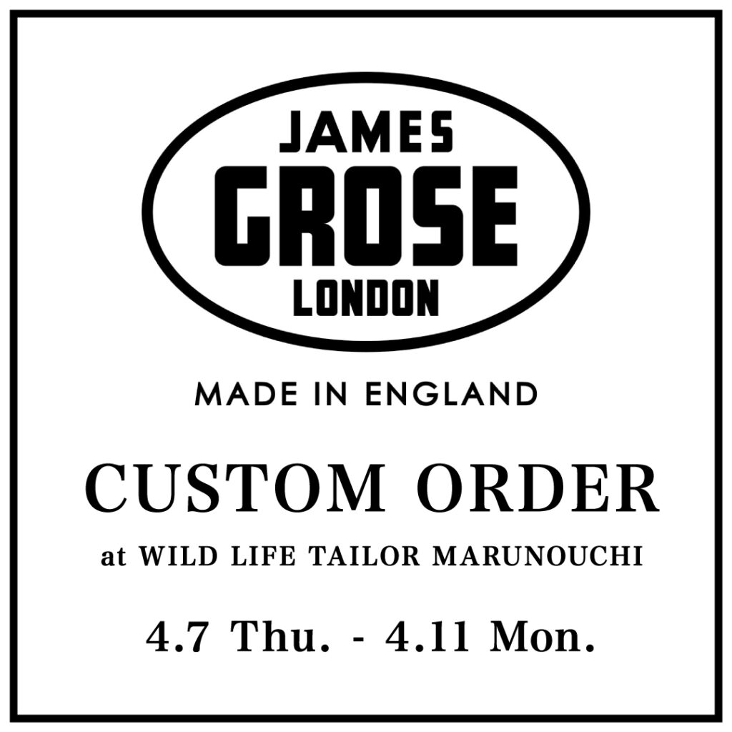 “JAMES GROSE”Custom Order Event & MANILA JK SHEEP BLACK EX Order Event