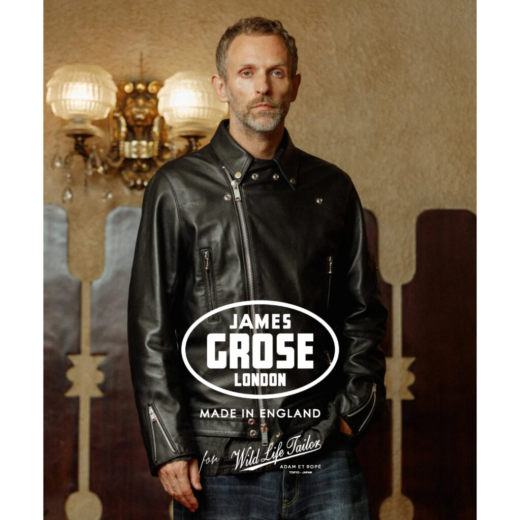 JAMES GROSE×ADAM ET ROPE ジェームスグロース ライダース-